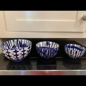 West Elm Tie-Dye Bowls